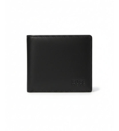 Boss Black Leather Wallet For Men
