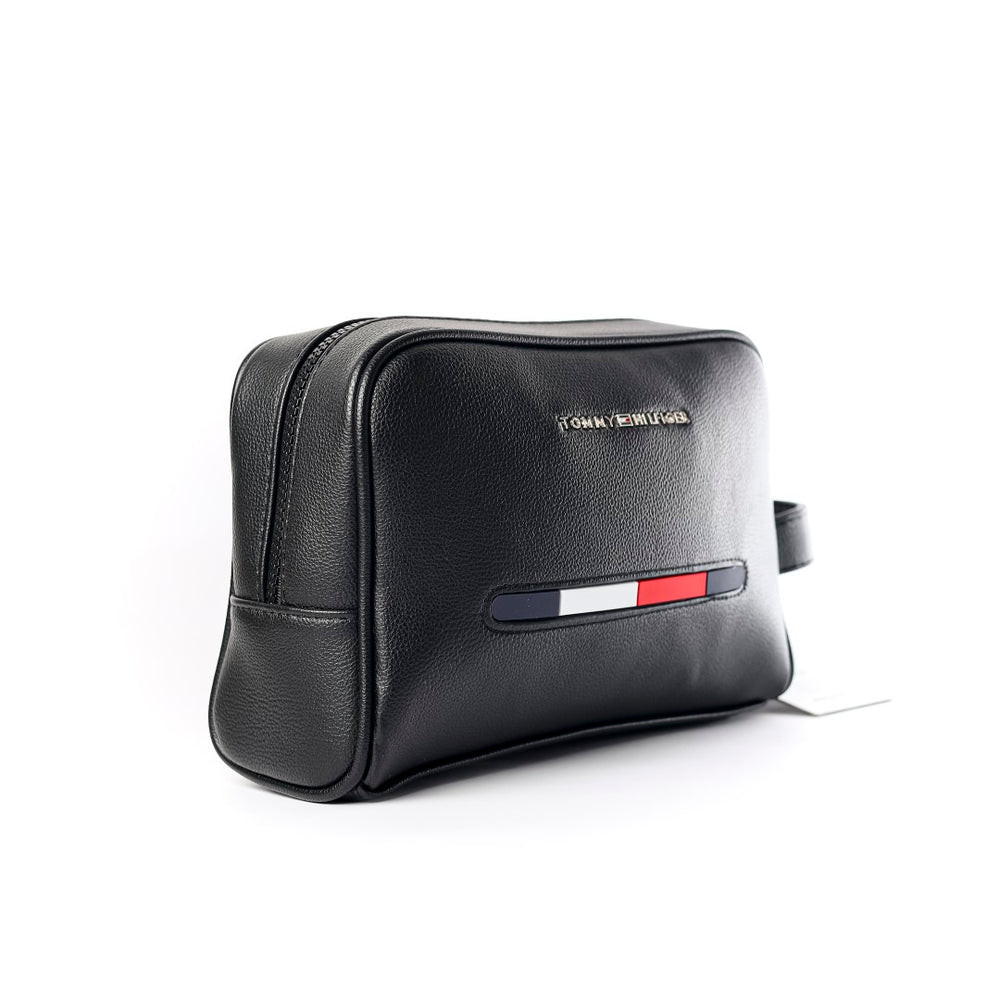 Black Tommy Hilfiger Leather Bag
