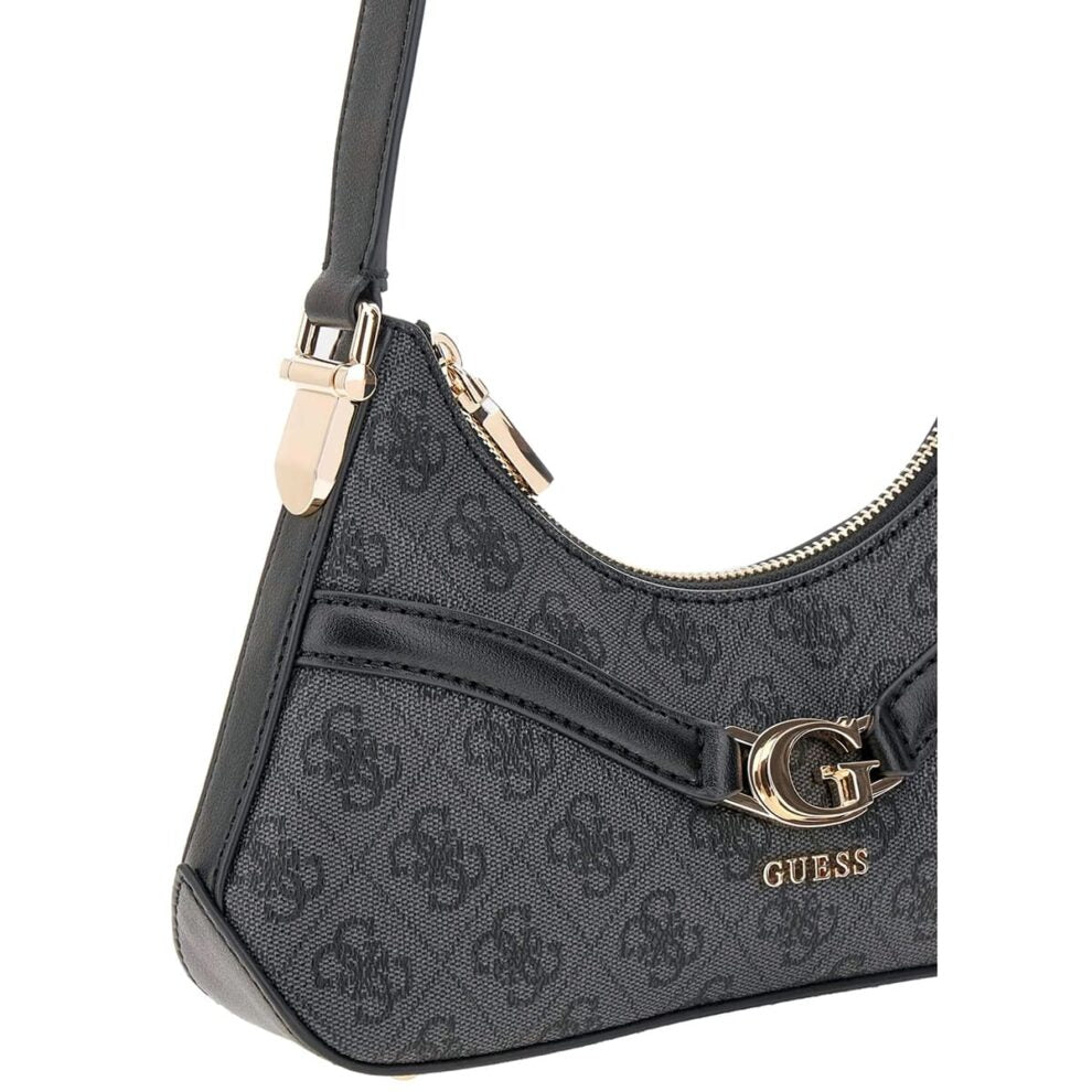 حقيبة كتف نسائية من جيس Guess باللون الأسود الفحمي Hwsg7993730 Clo