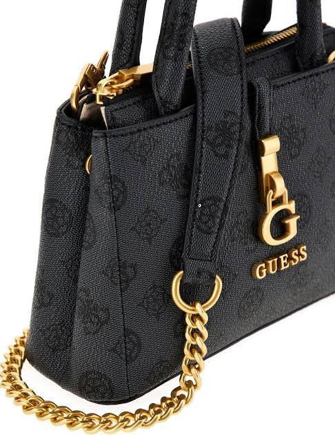 Guess Mini Tote Bag – Black Monogram