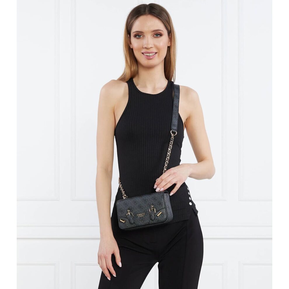حقيبة كروسبودي نسائية من جيس Guess ، لون أسود فحمي ، موديل Hwsg87 44780