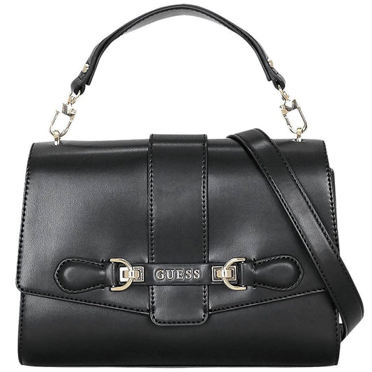 حقيبة يد نسائية سوداء من جيس Guess ، حقيبة كتف Hwvg95 00200