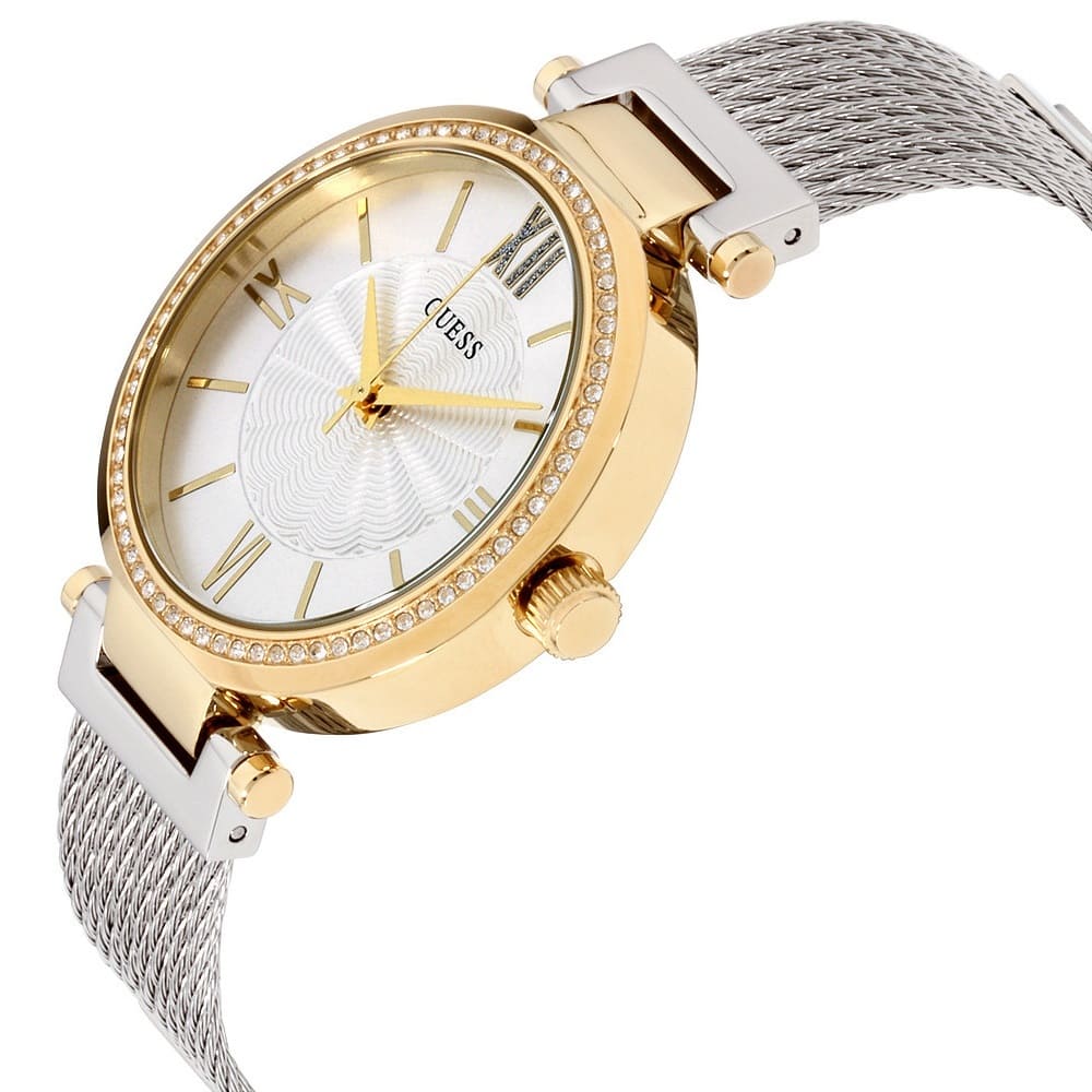 ساعة جيس للنساء اصلية موديل سوهو Guess Soho W0638L7 - فضي