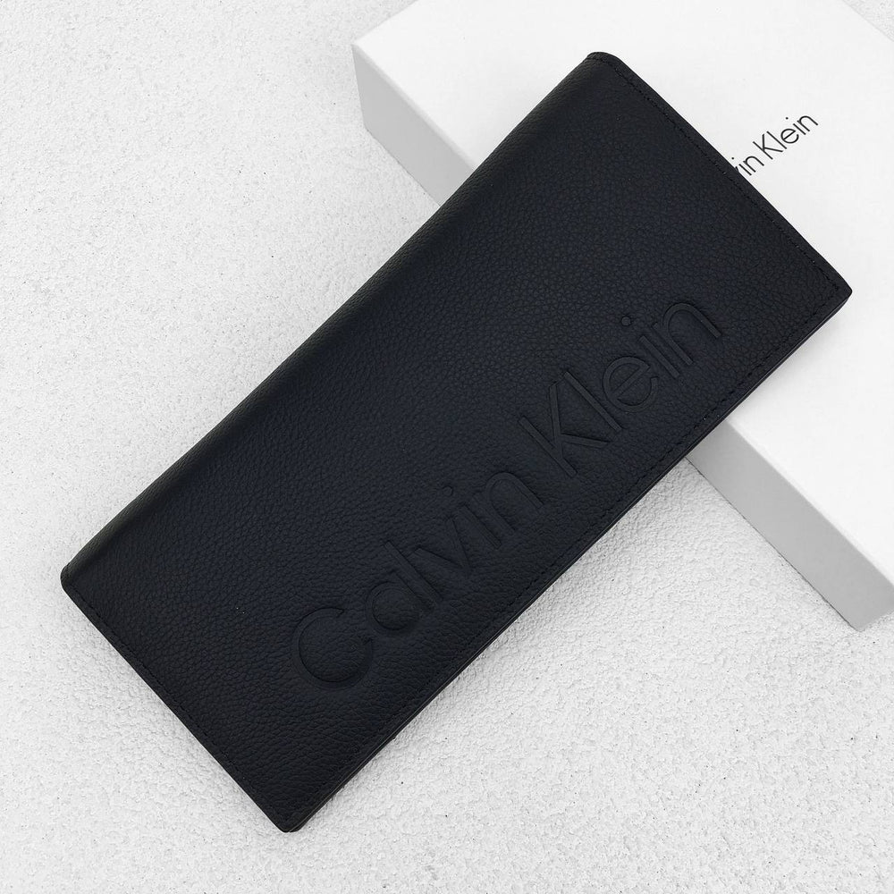 Calvin Klein Unisex Embossed Logo Around Long Wallet