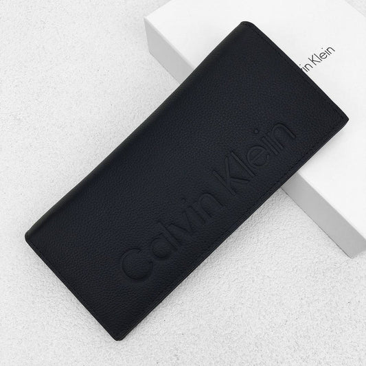 Calvin Klein Unisex Embossed Logo Around Long Wallet