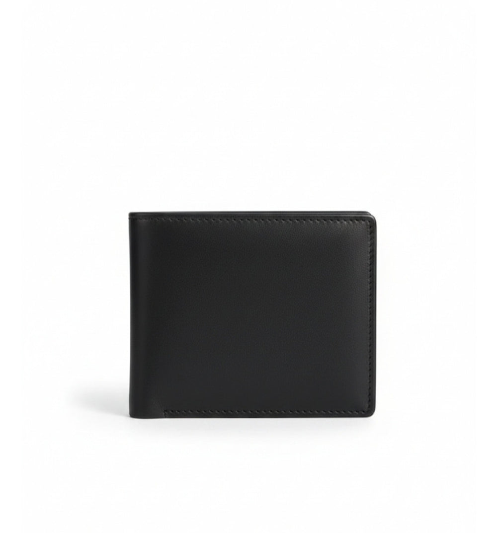 Boss Black Leather Wallet For Men