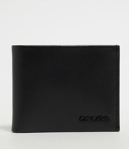 CK Black Leather Wallet For Men