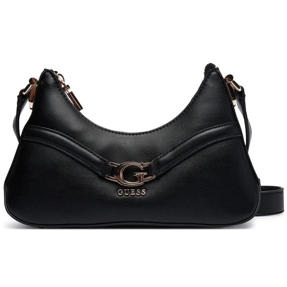 حقيبة كتف نسائية سوداء من Guess ، موديل Hwbg7993730