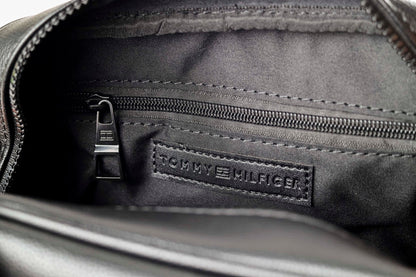 Black Tommy Hilfiger Leather Bag