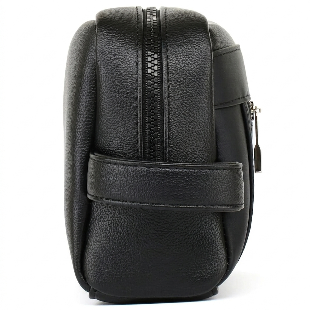 Tommy Hilfiger Black Leather Handbag For Men