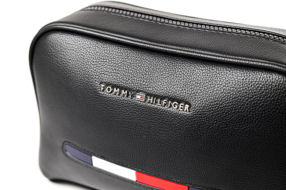 Black Tommy Hilfiger Leather Bag