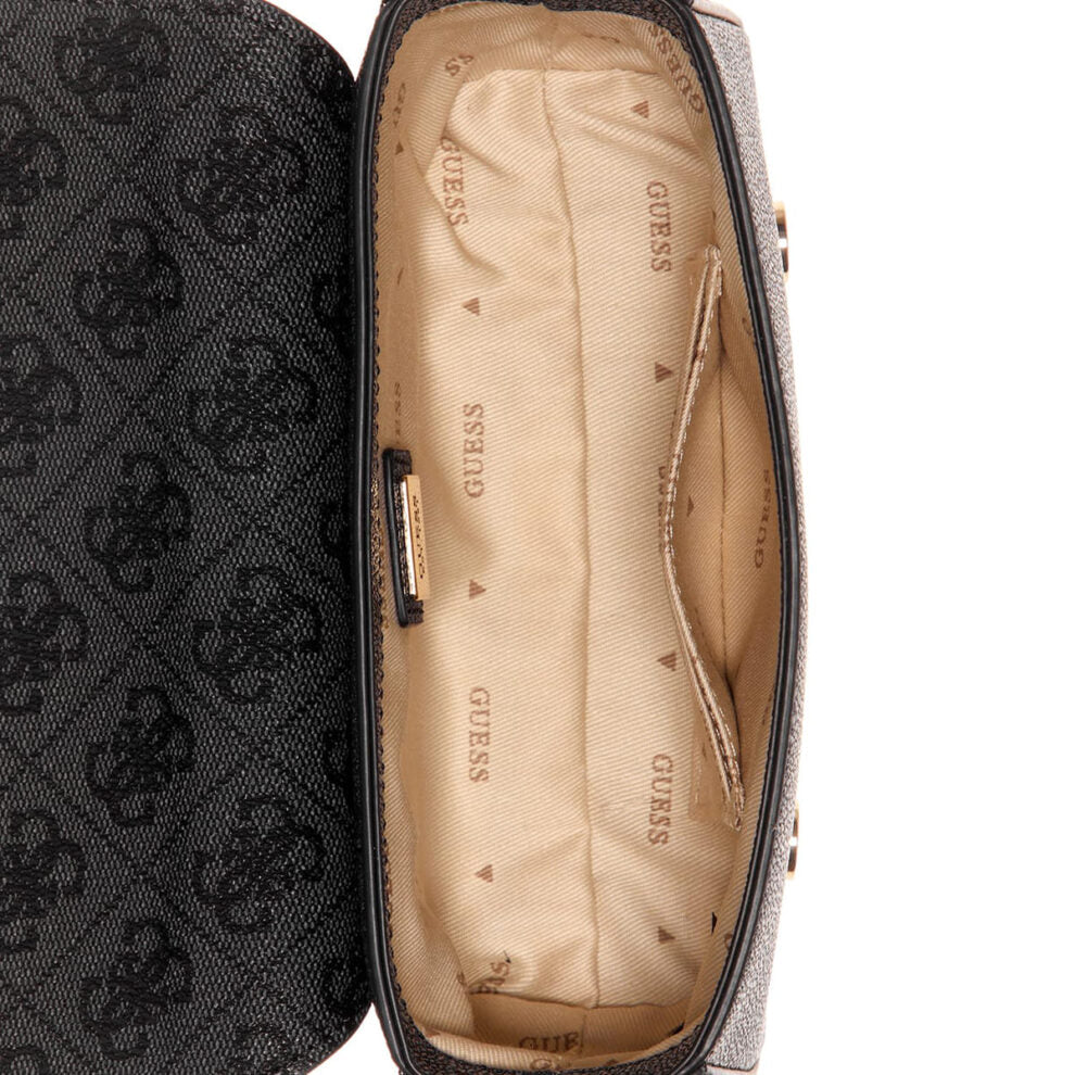 حقيبة كروسبودي نسائية من جيس Guess ، لون أسود فحمي ، موديل Hwsg87 44780