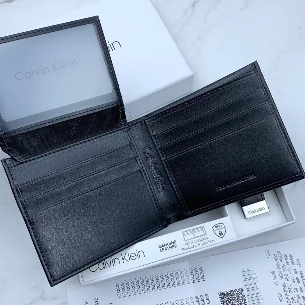 CK Wallet & Keychain Set For Men