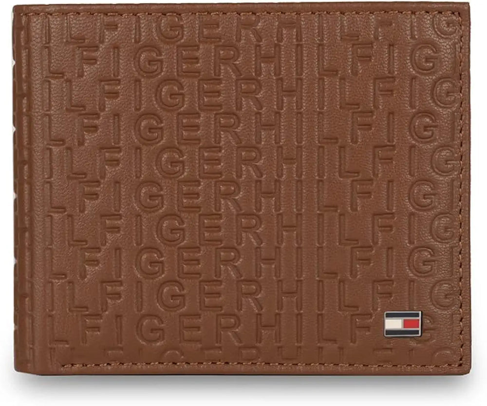Tommy Hilfiger Men's Wallet Havana Monogram