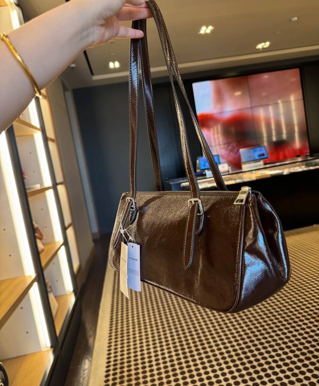 Coach Original Leather Shoulder Bag – Brow