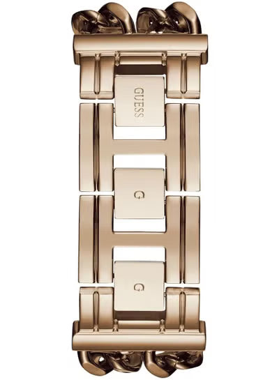 Guess W1117L3 Women’s Watch – Rose Gold Stainless Steel Bracelet & Dial | 28mm Square Quartz Elegant Timepiece