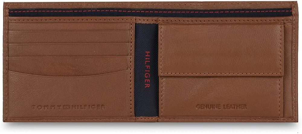 Tommy Hilfiger Men's Wallet Havana Monogram