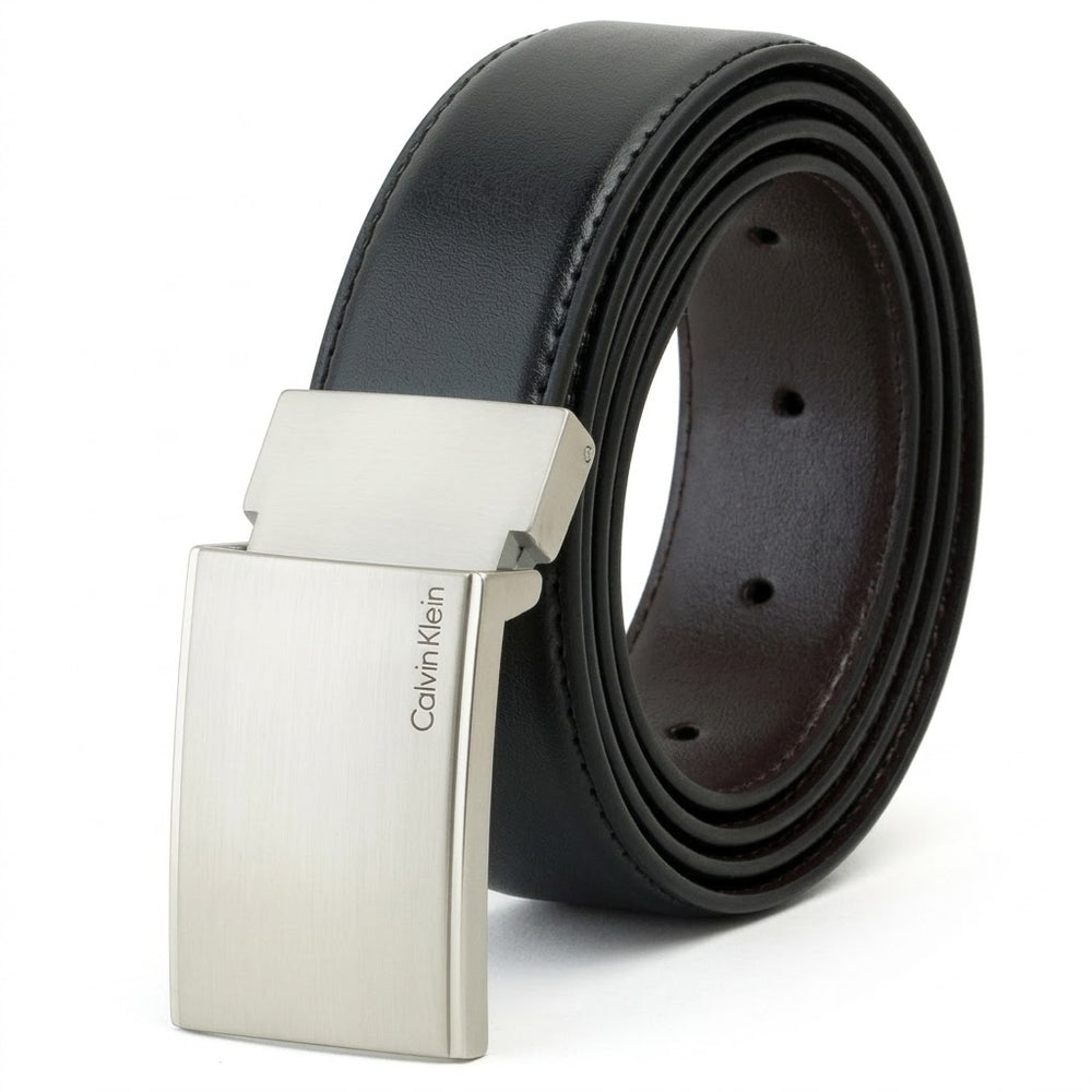Calvin Klein Men’s Leather Belt & Wallet Gift Set – Black