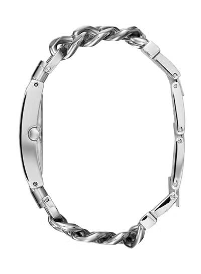 Guess W1117L1 Women’s Watch – Silver Stainless Steel Bracelet & Rectangular Dial | 30mm Quartz Elegant Timepiece