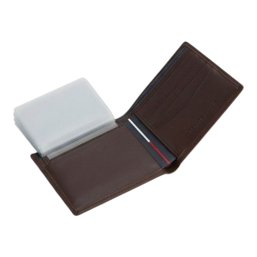 Tommy Hilfiger Men's Wallet & Card Holder Set - Dark Brown