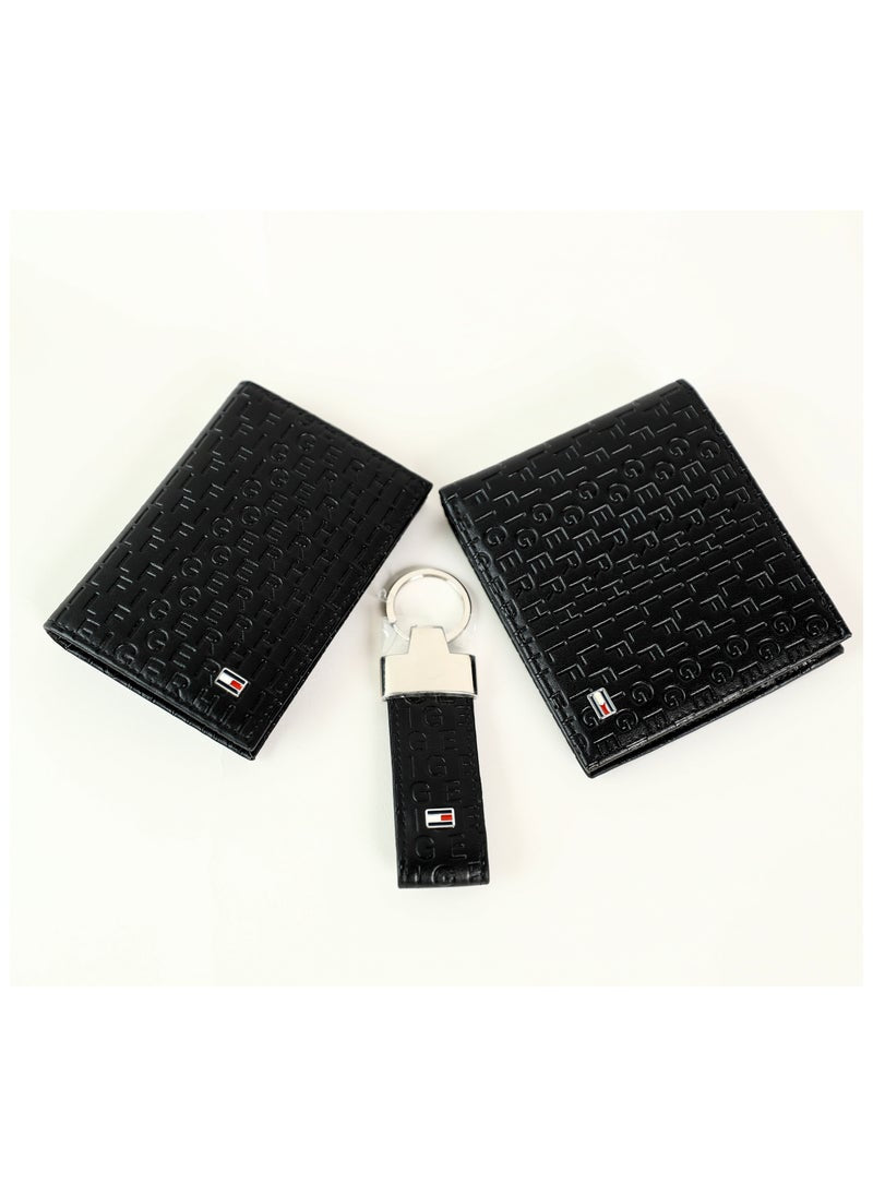 TH Wallet-Keychain-Card Holder Set For Men