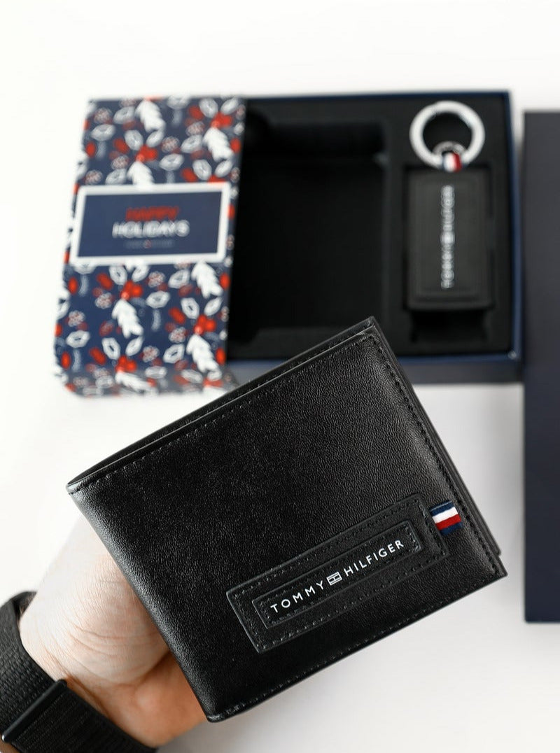 TH Wallet & Keychain Set For Men