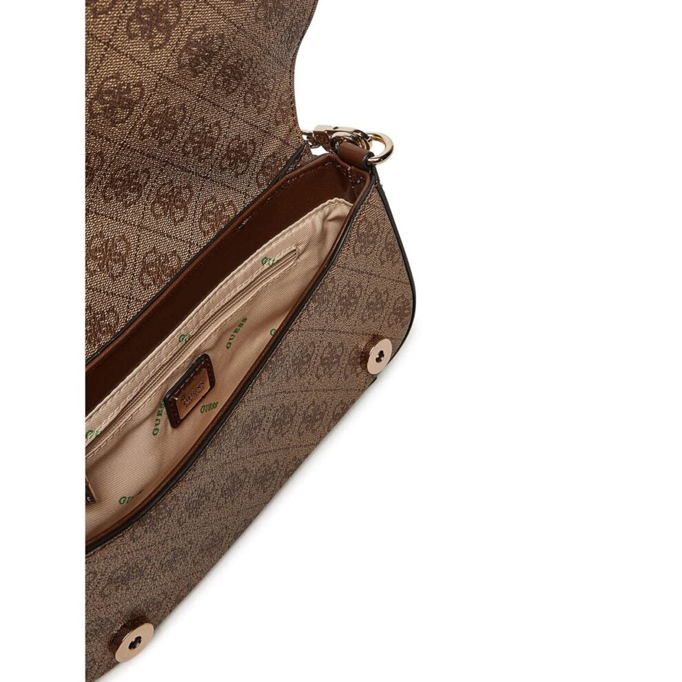 ٥حقيبة كتف نسائية من جيس Guess بلون بني لاتيه ، موديل Hwesg951320