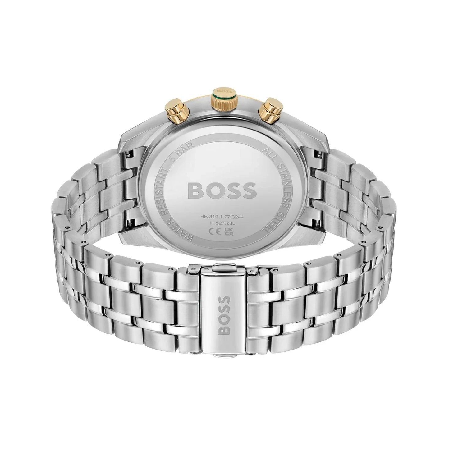 ساعة Hugo Boss للرجال - مينا خضراء - كود 1514195