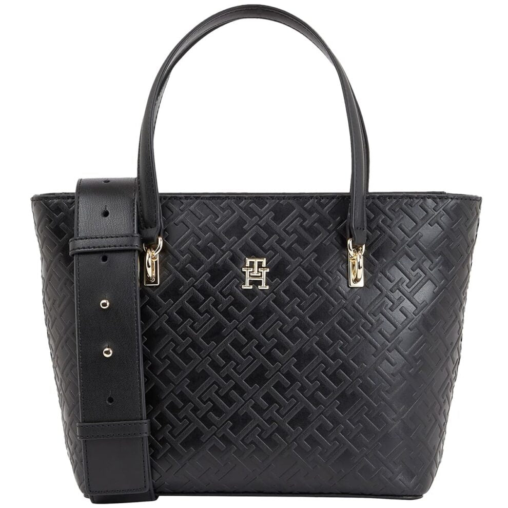 حقيبة يد نسائية سوداء من تومي هيلفيغر Aw0Aw16002