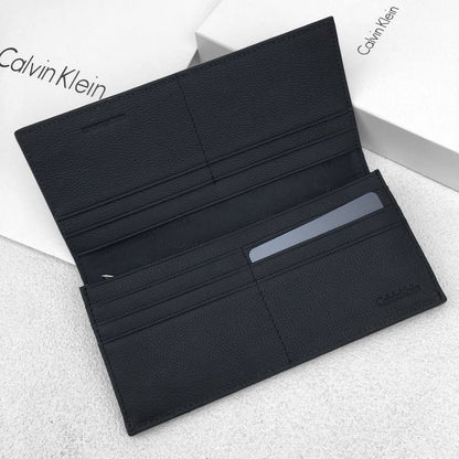Calvin Klein Unisex Embossed Logo Around Long Wallet