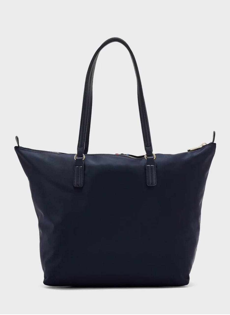 حقيبة "تومي هيلفيغر" (Tommy Hilfiger) الكبيرة - تصميم Tote العصري (كحلي)