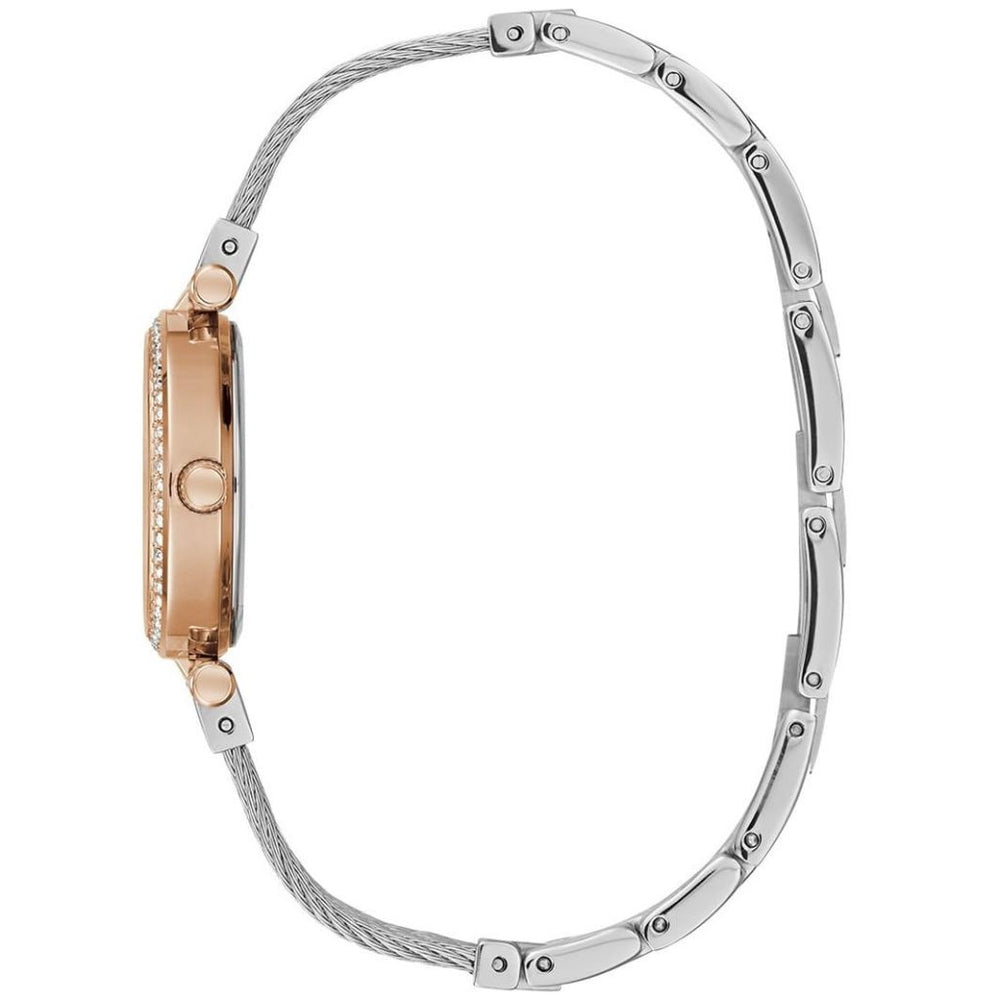 Guess Women’s Watch – Model W1009L4 | Elegant Silver Mini Soho Design