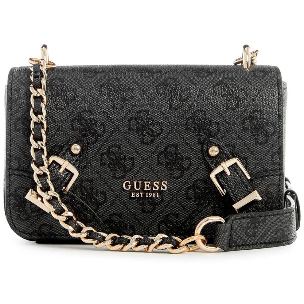 حقيبة كروسبودي نسائية من جيس Guess ، لون أسود فحمي ، موديل Hwsg87 44780