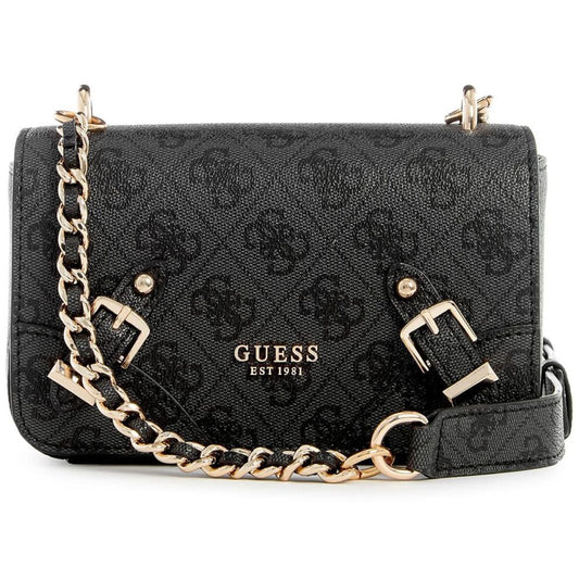 حقيبة كروسبودي نسائية من جيس Guess ، لون أسود فحمي ، موديل Hwsg87 44780