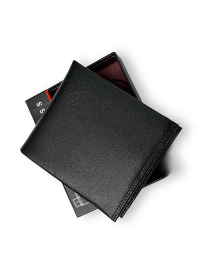 GUESS Men's Classic Leather Bifold Wallet with Coin Pocket